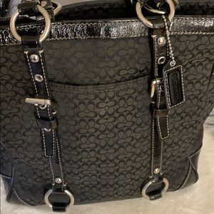 Coach Purse Mini C Canvas